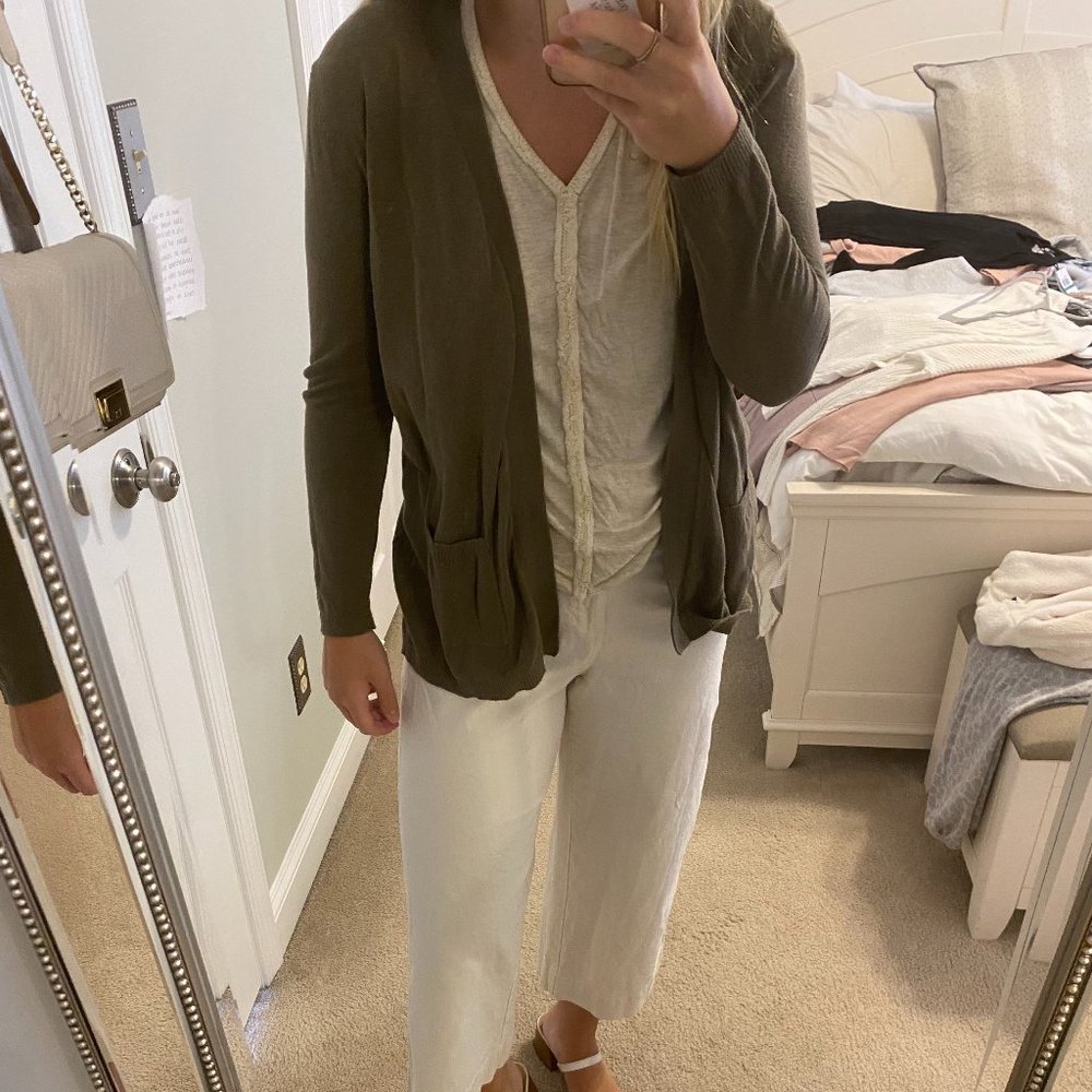 Green Cardigan